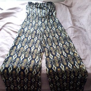 Argyle styled jumpsuit